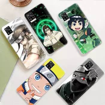 JW61Naruto аниме прозрачный чехол для Samsung A04 A14 A23 M33 M53 Realme 10 9 C35 C55 VIVO Y02 X80 Infinix Hot 30 Note 11 Tecno Spark 8P Pro Tecno Pova 2 пламенный