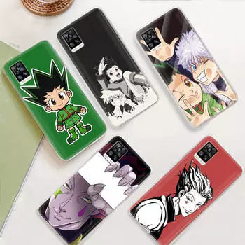 JW62 Hunter x Hunter Прозрачный чехол для Samsung A04 A14 A23 M33 M53 Realme 10 9 C35 C55 VIVO Y02 X80 Infinix Hot 30 Note 11 Tecno Spark 8P Pro VIVO Y51A 2021 арлекин