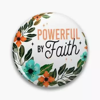 Jw Convention 2021 Powerful By Faith, мягкая пуговица, значок любовника, забавный милый декор, воротник, шляпа, женская металлическая брошь, подарок, булавка на лацкан