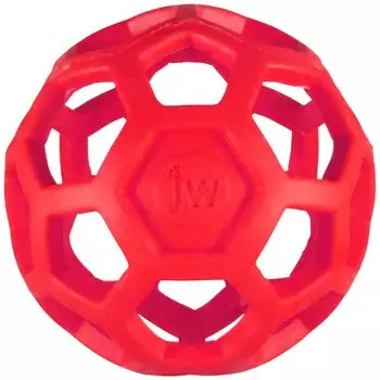 JW Pet Company Dog Toy Small Dog Holy Rollerball Red Mini красный