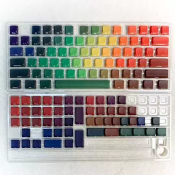 JWA Highly Ultra-Thin Low Axis PBT Sublimation Side Engraved Key CAP Compatible with Nuphy Keychron Cheap Donkey Xiaoshun Paranoid 127 key
