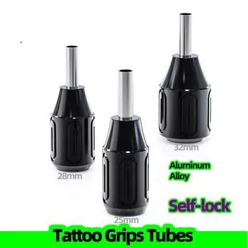 JZ Tattoo Supply HYlab Самоблокирующиеся ручные трубки для татуировки Самолет из алюминиевого сплава Ручка для татуировки для традиционных игл Magnum 25 мм, 28 мм и 32 мм 25mm-S