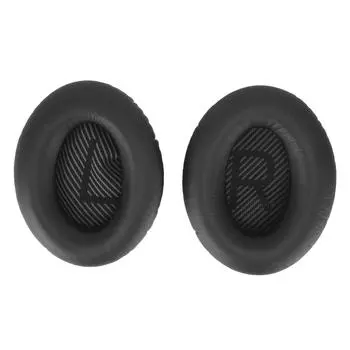 JZF?140 Replacement Sponge Ear Pads Cushion Cover for 35 Headphones Headset PartsBlack