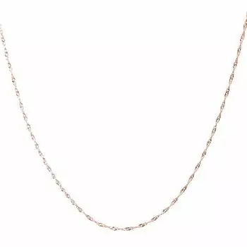 K10PG розовое золото цепь двойной винт цепь 21090413007 [Sears] (10К розовый)