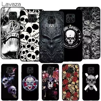 K121 Мягкий чехол из ТПУ с сатанинским страшным черепом для Redmi Note 5 6 6A 7 7A 8 8T 8A 9 9A 9C 9S K20 K30 Poco X2 Pro Max Redmi 6