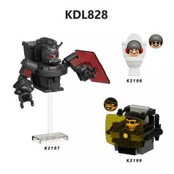 K2197 Игра Мультфильм Аксессуары Кирпичи Коллекция Образовательные Строительные Блоки Модель Рождественский Подарок Игрушки Для Детей