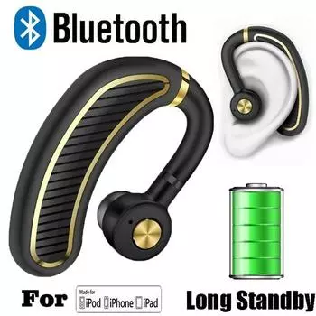K21 Бизнес Bluetooth ушной крючок Беспроводная гарнитура Автомобильные наушники Спортивные наушники с микрофоном