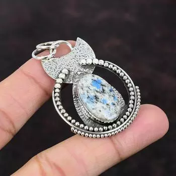 K2 Джаспер Подвеска Стерлингового Серебра 925 Подвеска Ювелирные Изделия Из Натурального Драгоценного Камня Подвеска В Стиле Бохо Ювелирные Изделия Ручной Работы Подарок Для Свадебных Заявление Ювелирных Изделий