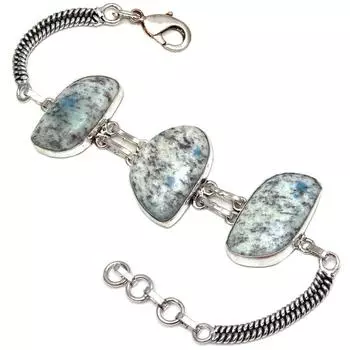 K2 Jasper Gemstone Подарок для нее Ювелирные изделия Браслеты 7 Регулируемые