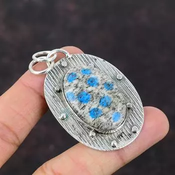 K2 Подвеска из яшмы из стерлингового серебра 925 пробы Красивые ювелирные изделия из драгоценных камней Женская подвеска ручной работы K2 Подвеска из яшмы Подарок для него Женская подвеска