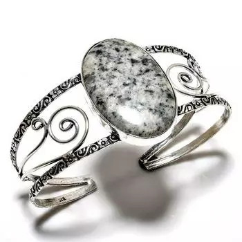 K2Blue Азурит Драгоценный камень 925 посеребренный ювелирный браслет-манжета ручной работы