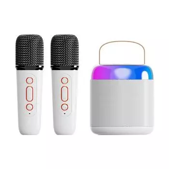 K33 Мини Беспроводной Микрофон 5.0 Синий Зуб Маленький Динамик Открытый Портативный Караоке Микрофон Аудио Универсальный Микрофон Сабвуфер 1 in 1