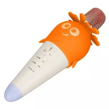 K5 Детский микрофон Многофункциональный беспроводной Bluetooth-микрофон для девочек, мальчиков и взрослыхЖелтый жёлтый