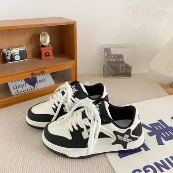 K802 Xinggang Fengping baseplate shoes women s 2025 new niche design sense versatile student explosion white shoes 35 белый