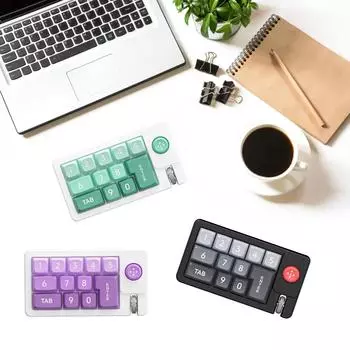 K810 Small Keypad 12 клавиш RGB настраиваемая механическая игровая клавиатура с возможностью горячей замены, макроопределением и джойстиком 1