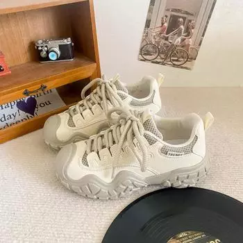 K860 popular hiking shoes women s 2024 new spring and autumn sports shoes niche ugly cute ins trendy casual dad shoes 35