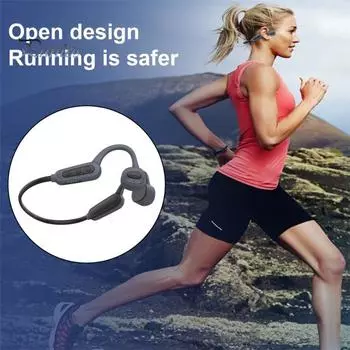 K8 Bluetooth-совместимые наушники 5.0 IPX8 водонепроницаемые 16 ГБ беспроводные спортивные наушники костной проводимости для плавания серый