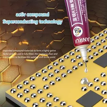 K9 Thixotropic Desoldering Paste Low-Smoke Solder For Flex Cable Sockets Mid-Layer Oxygen Repair And Pcb Rework