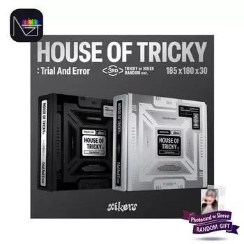 [K AZT BENEFIT] xikers 3-й мини-альбом [HOUSE OF TRICKY : Методом проб и ошибок] (HIKER вер.. / СЛОЖНАЯ вер.) TRICKY(BLACK)