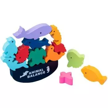 K&B KC сертифицированная настольная игра Animal Jenga Block Stacking Balance, популярная корейская игра