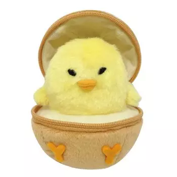 K Company Брелок-талисман в форме яйца Гудетама Шакипио В85 x Ш70 x Г70 мм GU-TK-SP