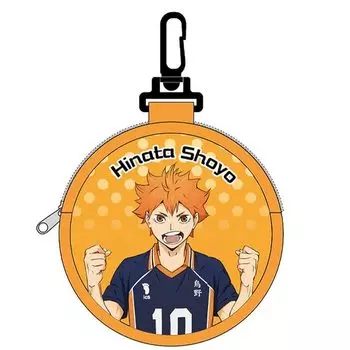 K Company Haikyuu! ! Pouch with round carabiner (neoprene) Shoyo Hinata HQ-MKP-HI