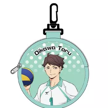 K Company Haikyuu! ! Pouch with round carabiner (neoprene) Tooru Oikawa HQ-MKP-OI