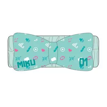 K Company Hatsune Miku x x D2cm Повязка для волос, Зеленый, HM-HB-GN, H8.5 W24.5 зелёный