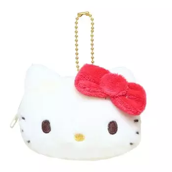 K Company Hello Kitty Series Coin Purse Red H80 x W100 x D40mm 70 s KT70-KZ-RD