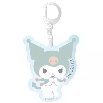 K Company Kuromi Color Acrylic Keychain Green (Dulness Series) Die-cut KUK-AD-GN
