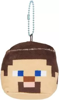 K Company Minecraft Cube Ball Chain Mascot Steve MCT-CB2-ST