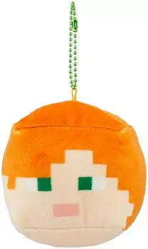 K Company Minecraft Cube Ball Chain Mascot Alex MCT-CB2-AL