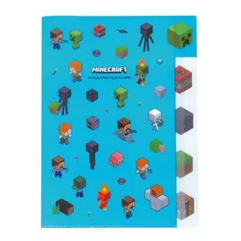 K Company Minecraft Five Index Прозрачный набор файлов H310W230 мм MCT-5C-SG