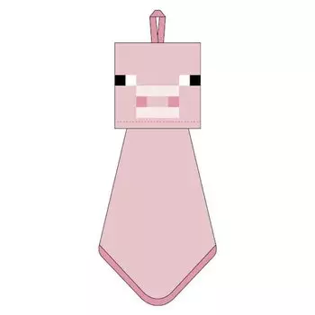 K Company Minecraft Loop Towel Pig Minecraft String Towel Hand Towel Kindergarten Nursery School 539191