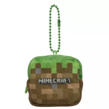 K Company Minecraft Mini Cube Pouch Grass Block MCT-MQ-KB