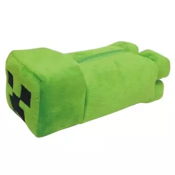 K Company Minecraft Nesoberi Plush Pen Pouch Creeper H85 x W85 мм x D235 мм MCT-NNP-CP зелёный