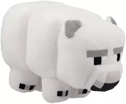 K Company Minecraft плюшевая игрушка Белый медведь (Четыре ноги) МСТ-NG4-SI