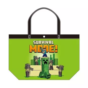 K Company Minecraft Виниловая сумка Minecraft, черная Ш270 x В420 x Г120 мм MCT-VB2-BK