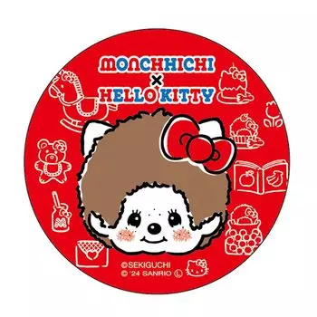 K Company Monchhichi x Hello Kitty Can Badge Face MKT-KB-FC