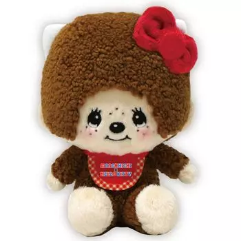 K Company Monchhichi x Hello Kitty Plush xx D10cm MKT-NG H18.1 W12.5
