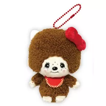 K Company Monchhichi x Hello Kitty Шариковая цепочка-талисман x Ш9 x MKT-BM В12,8 Д7,8 см