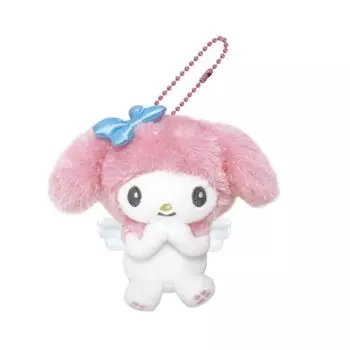 K Company My Melody Kuromi (Серия «Ангел») Брелок-маскот на шариковой цепочке My Melody Розовый MK-BM-MMP В11 x Ш12,7 x Г7,3см