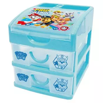 K Company Paw Patrol 2 Tier Chest x x C2C1-PAW H14.5 W12.8 D15.7cm
