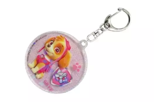 K Company Paw Patrol Sparkling Acrylic Keychain 2 Sky PAW-KAK2-SK