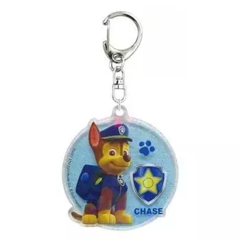 K Company Paw Patrol сверкающий акриловый брелок 2 Chase PAW-KAK2-CH