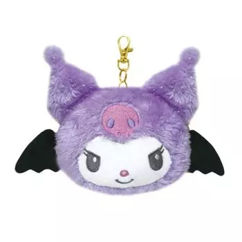 K Company Пропускной чехол для лица My Melody Kuromi Kuromi Фиолетовый x x D4см (Серия «Ангел») MK-PC-KUP H10.7 W20.7