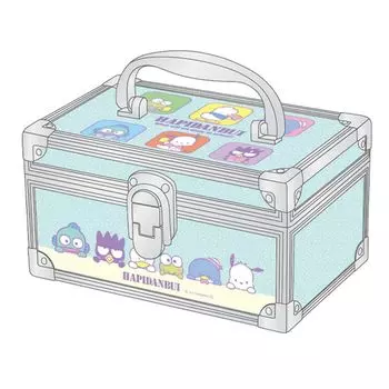 K Company Sanrio Characters Vanity Case Hapidanbui H90 x W165 x D104mm CVC2-HV