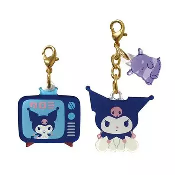 K Company Sanrio Fancy Retro Acrylic Charm Set Kuromi Package H112 x W80mm Size SAR-AC-KU