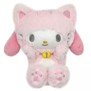 K Company Sanrio Happy cat Sitting Plush Toy 2 My Melody SAH-ON2-MM H14W11D8cm