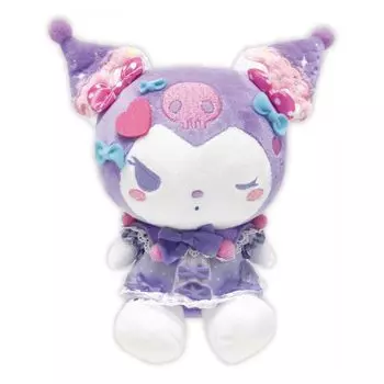 K Company Sanrio Персонажи DOLLYMIX Сидящая плюшевая игрушка Куроми xx SDM-ON-KU H20.5 W18.3 D11.2cm